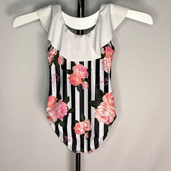 Betsy Johnson little girls swimsuit size 6 - Picture 2 of 7